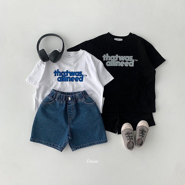 Dsaint - Korean Children Fashion - #childrensboutique - That's Words Tee