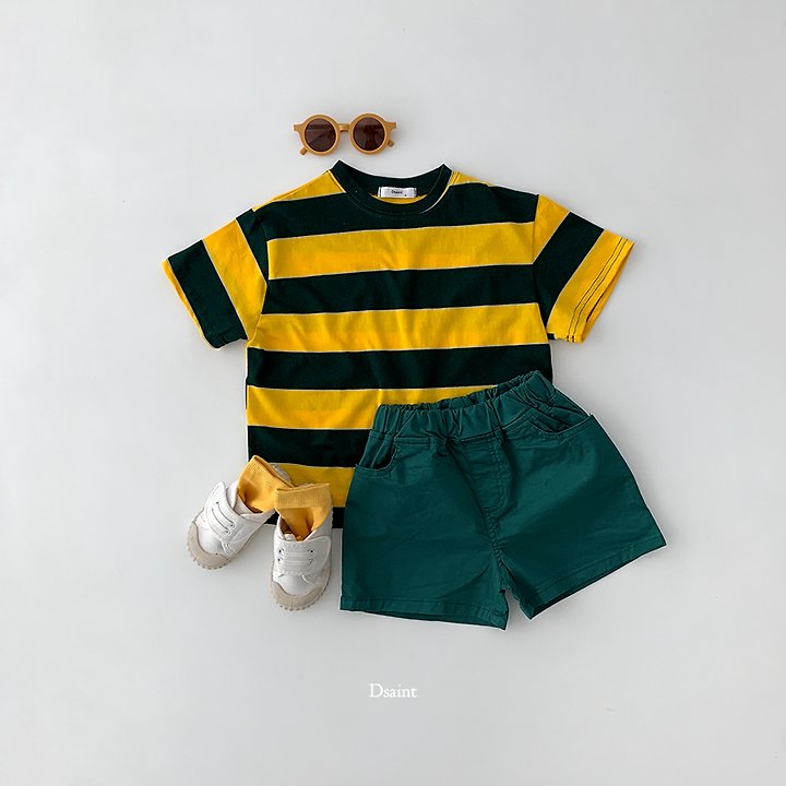 Dsaint - Korean Children Fashion - #childrensboutique - Mega Stripe Tee - 10