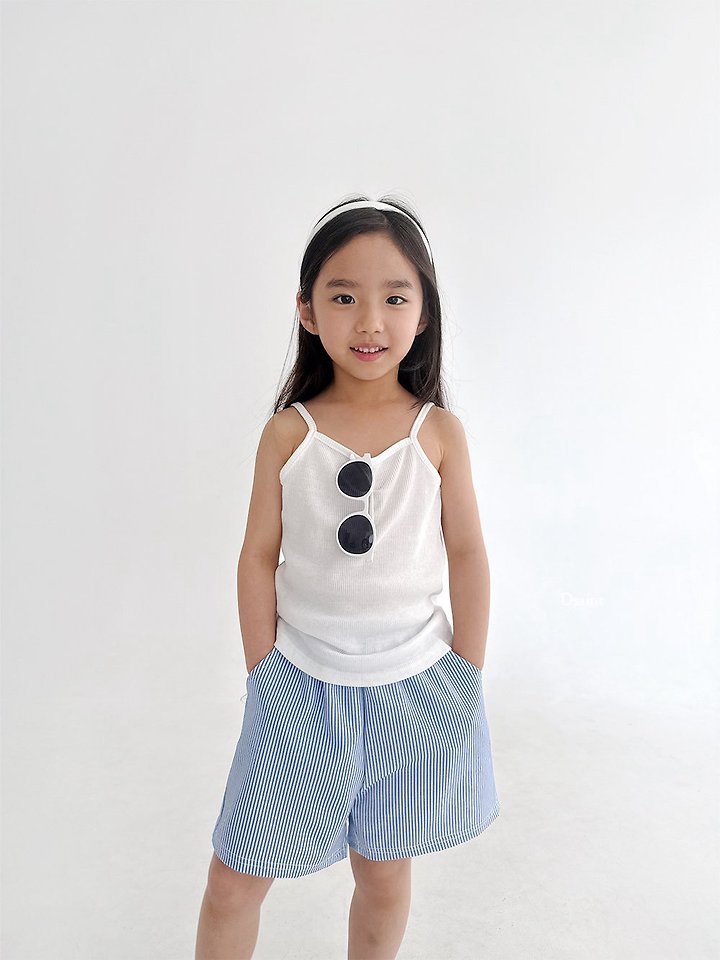 Dsaint - Korean Children Fashion - #childrensboutique - Cookie Stripe Shorts - 11