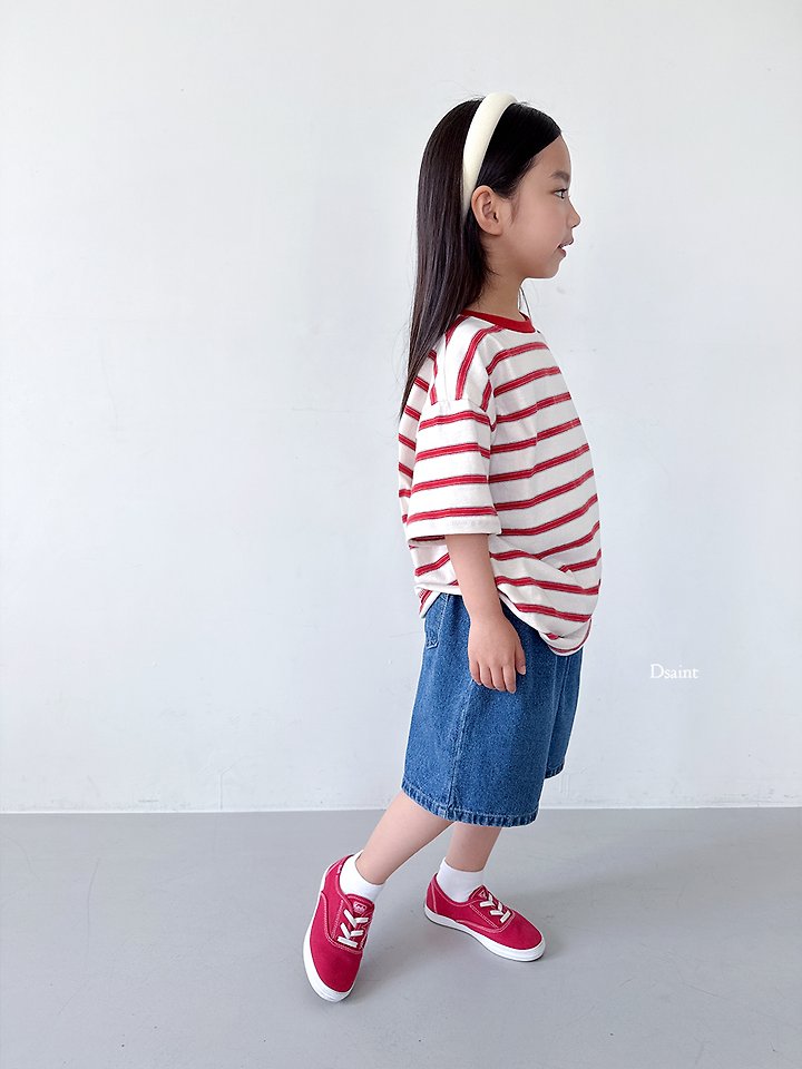 Dsaint - Korean Children Fashion - #designkidswear - Shark Stripe Tee - 10