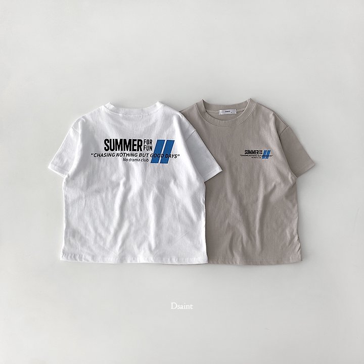 Dsaint - Korean Children Fashion - #designkidswear - Summer For Run Tee - 3