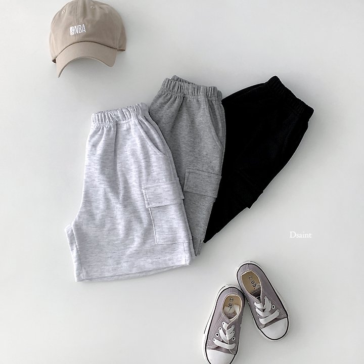 Dsaint - Korean Children Fashion - #designkidswear - Half Cargo Shorts - 8