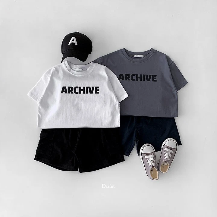 Dsaint - Korean Children Fashion - #designkidswear - ARCHIVE Tee