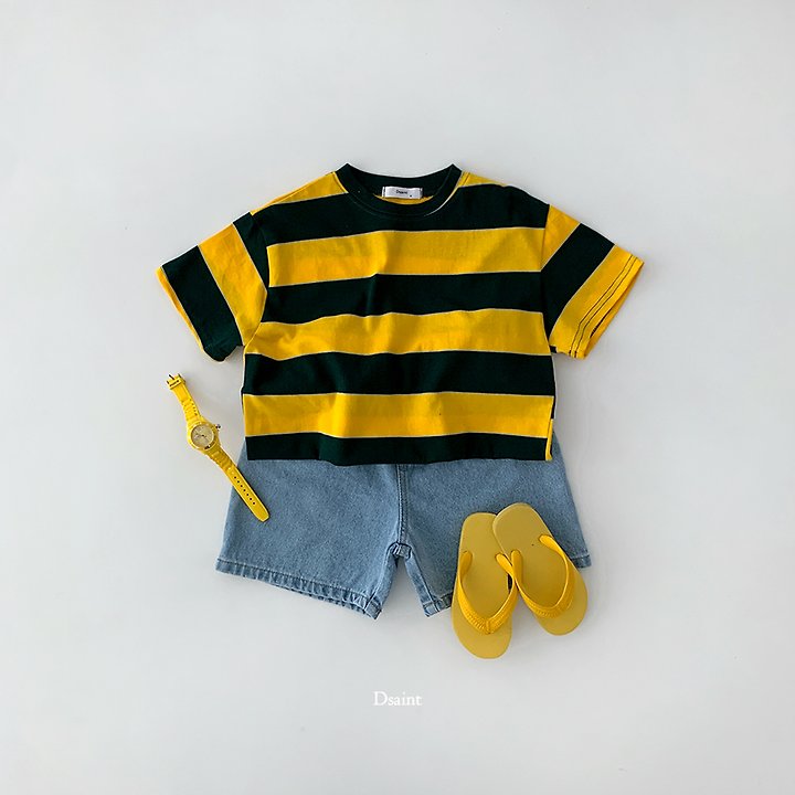 Dsaint - Korean Children Fashion - #designkidswear - Mega Stripe Tee - 11