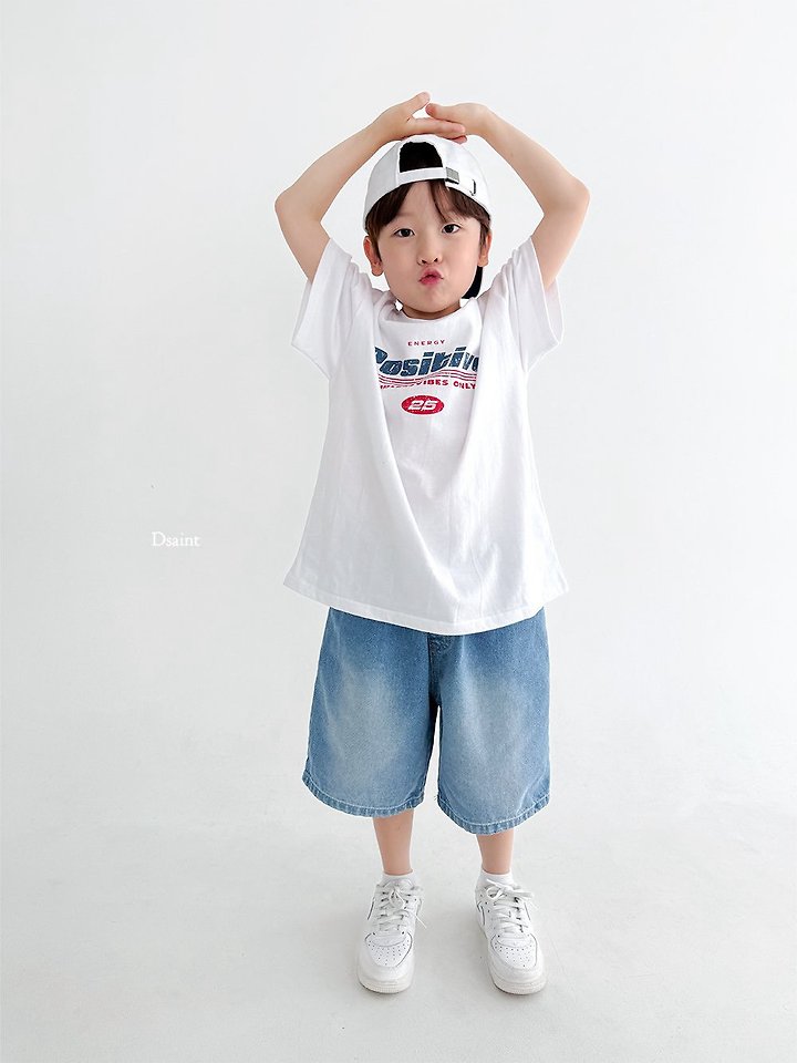 Dsaint - Korean Children Fashion - #designkidswear - Positive Tee