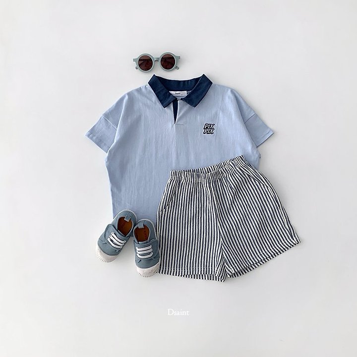 Dsaint - Korean Children Fashion - #designkidswear - Fixed Time Collar Tee - 7