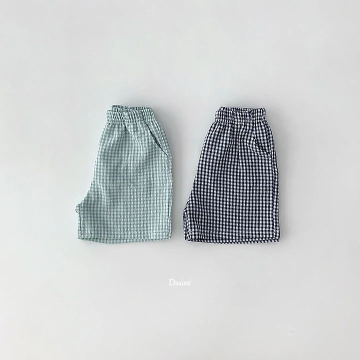 Dsaint - Korean Children Fashion - #designkidswear - Yum Yum Check Shorts - 3
