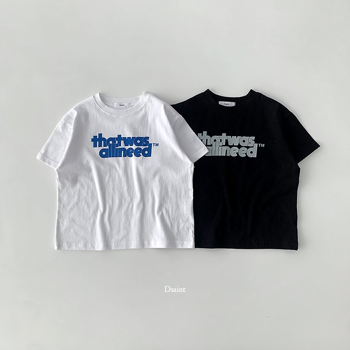 Dsaint - Korean Children Fashion - #discoveringself - That's Words Tee - 3