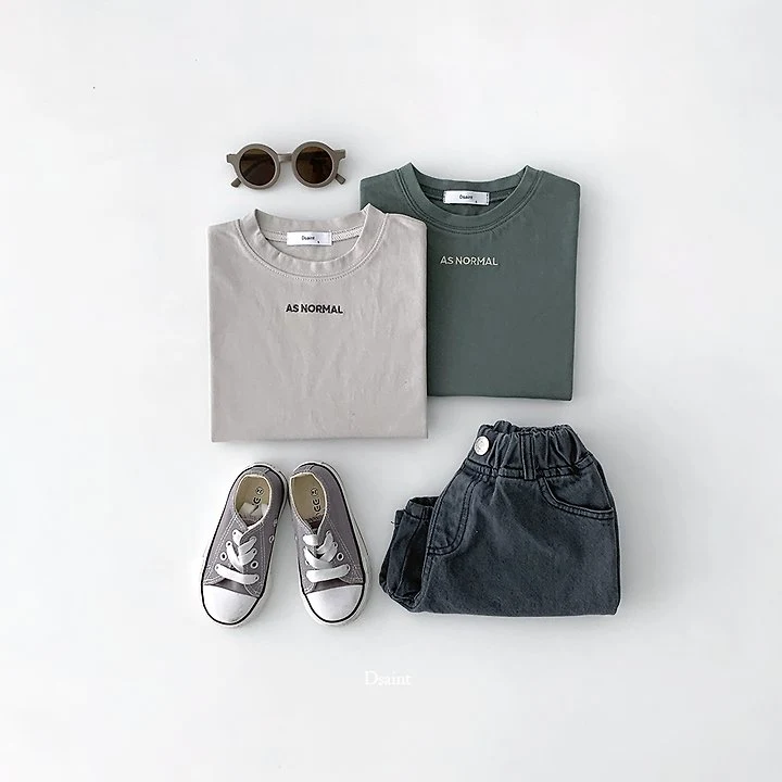 Dsaint - Korean Children Fashion - #discoveringself - AS Normal Tee