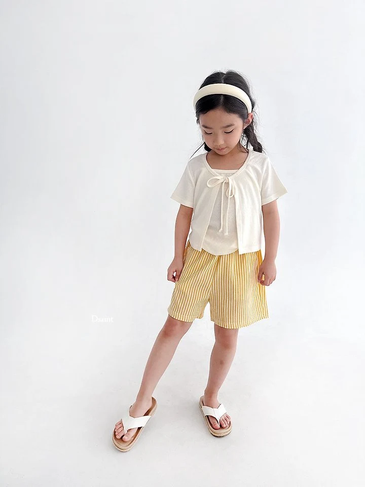 Dsaint - Korean Children Fashion - #discoveringself - Effortless Style Stripe Shorts - 12