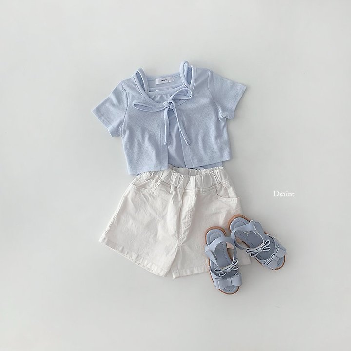 Dsaint - Korean Children Fashion - #discoveringself - Flowy String Cardigan Set - 11