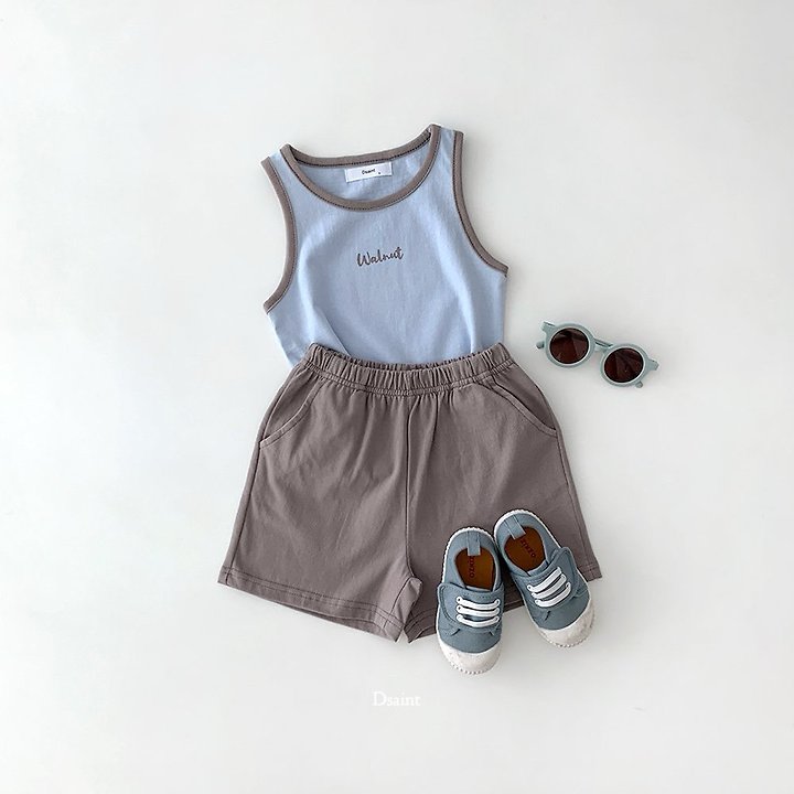 Dsaint - Korean Children Fashion - #discoveringself - Walnut Sleeveless Set - 6