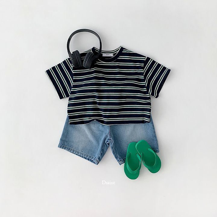 Dsaint - Korean Children Fashion - #fashionkids - Emotional Stripe Tee - 6