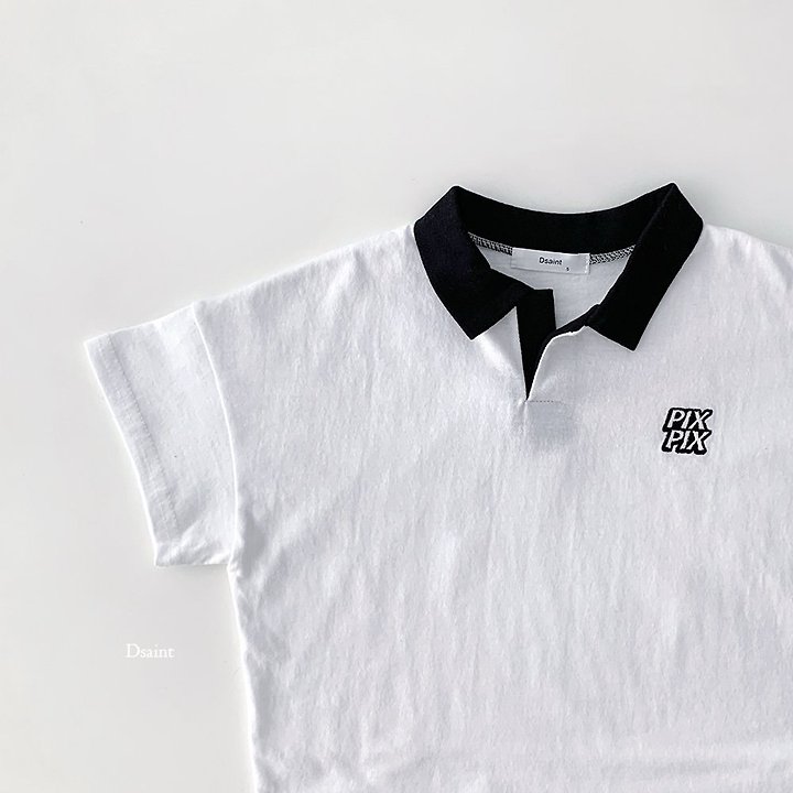 Dsaint - Korean Children Fashion - #fashionkids - Fixed Time Collar Tee - 9