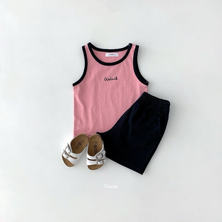 Dsaint - Korean Children Fashion - #fashionkids - Walnut Sleeveless Set - 7