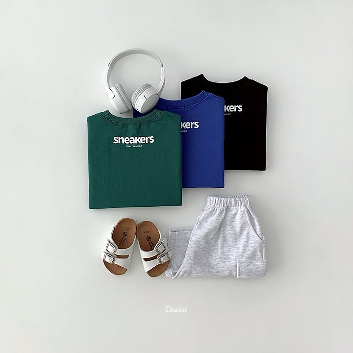 Dsaint - Korean Children Fashion - #fashionkids - Street Sneakers Tee