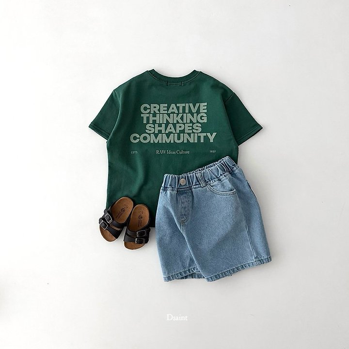 Dsaint - Korean Children Fashion - #kidsshorts - Creative Things Tee - 11