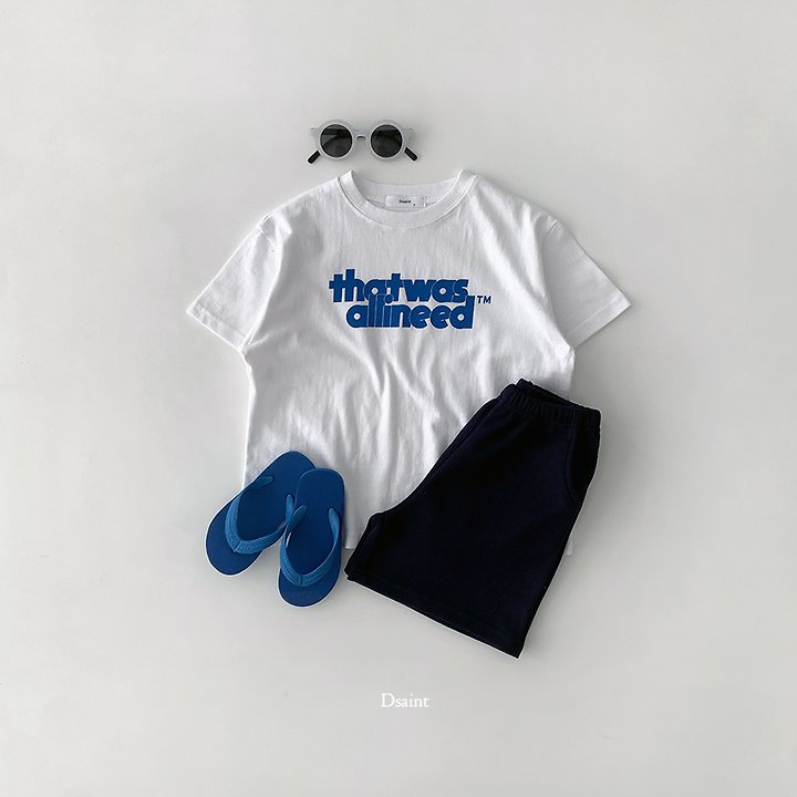 Dsaint - Korean Children Fashion - #kidsshorts - That's Words Tee - 5
