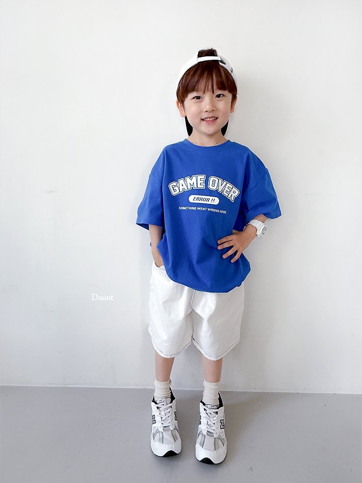 Dsaint - Korean Children Fashion - #kidsshorts - Game Over Tee - 12