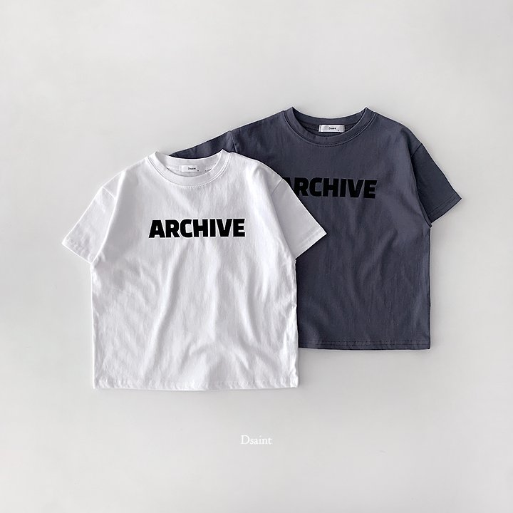 Dsaint - Korean Children Fashion - #fashionkids - ARCHIVE Tee - 4