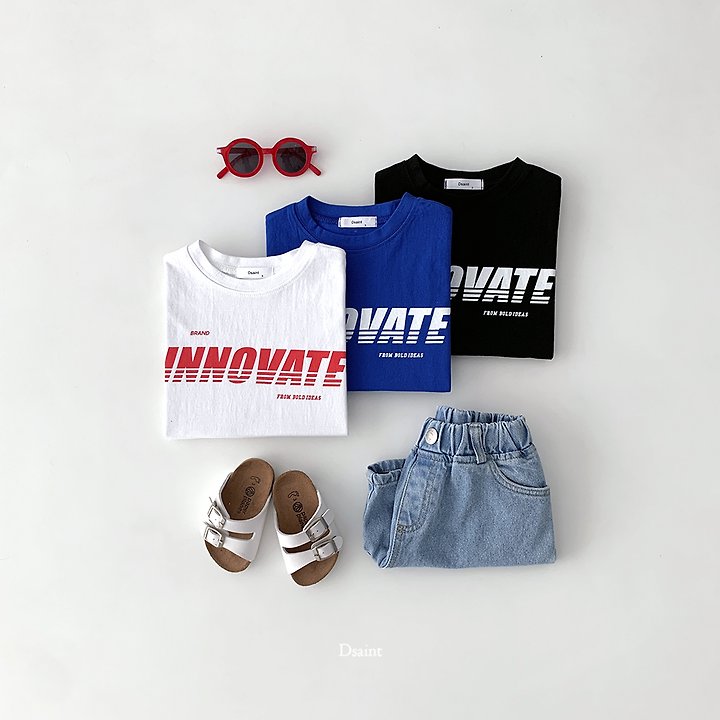 Dsaint - Korean Children Fashion - #kidsstore - Innovate Tee