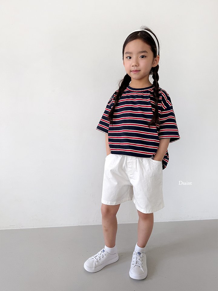 Dsaint - Korean Children Fashion - #kidsstore - Emotional Stripe Tee - 8