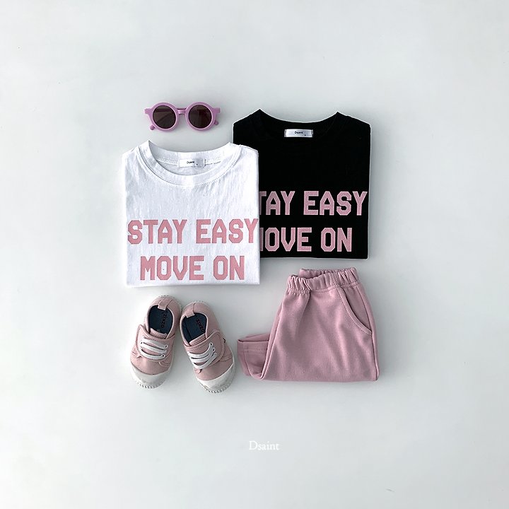 Dsaint - Korean Children Fashion - #kidsstore - Stay Easy Tee - 8