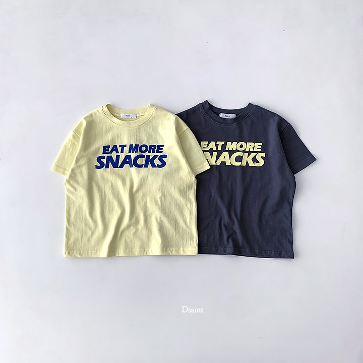 Dsaint - Korean Children Fashion - #kidsstore - More Snacks Tee - 3