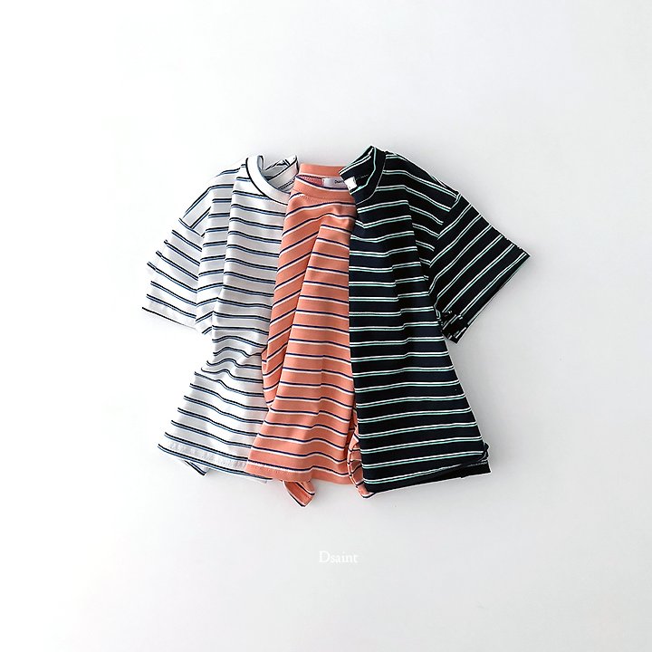 Dsaint - Korean Children Fashion - #kidsstore - Toms Stripe Tee