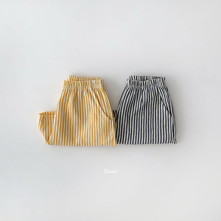 Dsaint - Korean Children Fashion - #kidsstore - Effortless Style Stripe Shorts