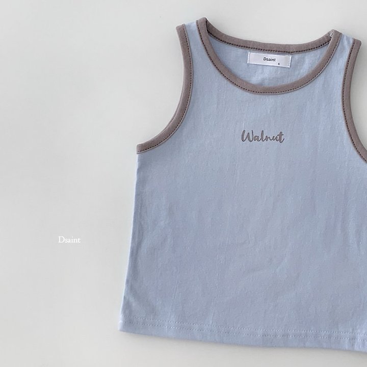 Dsaint - Korean Children Fashion - #kidsstore - Walnut Sleeveless Set - 9