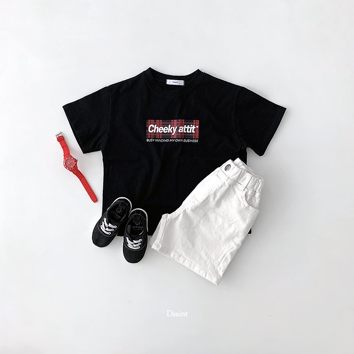 Dsaint - Korean Children Fashion - #kidzfashiontrend - Chica Check Tee - 6