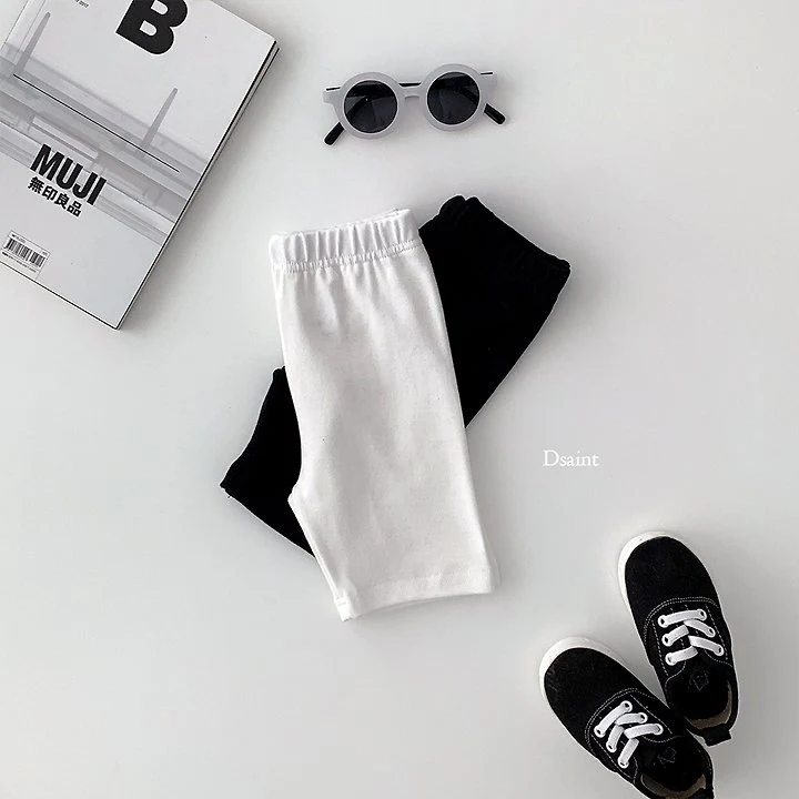 Dsaint - Korean Children Fashion - #kidzfashiontrend - Leggings Tight Shorts - 5