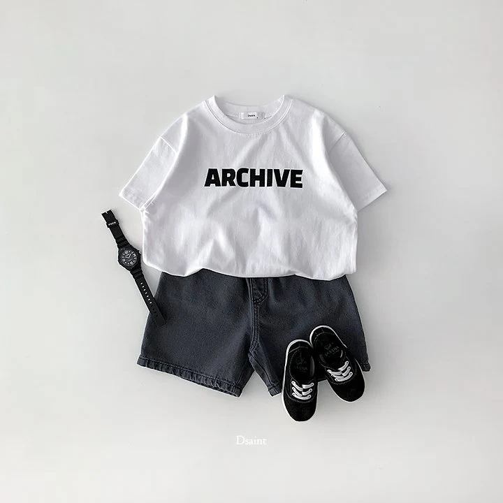 Dsaint - Korean Children Fashion - #kidzfashiontrend - ARCHIVE Tee - 6