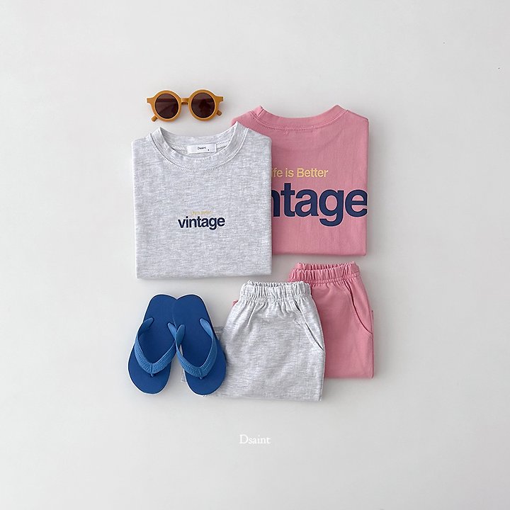 Dsaint - Korean Children Fashion - #kidzfashiontrend - Vintage Set