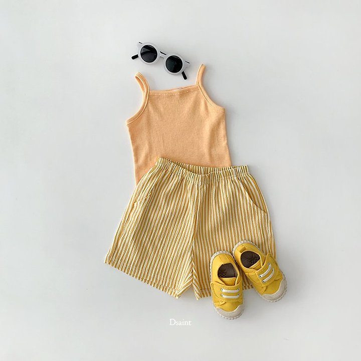 Dsaint - Korean Children Fashion - #kidzfashiontrend - Pretty Warning Rib Sleeveless Top - 7