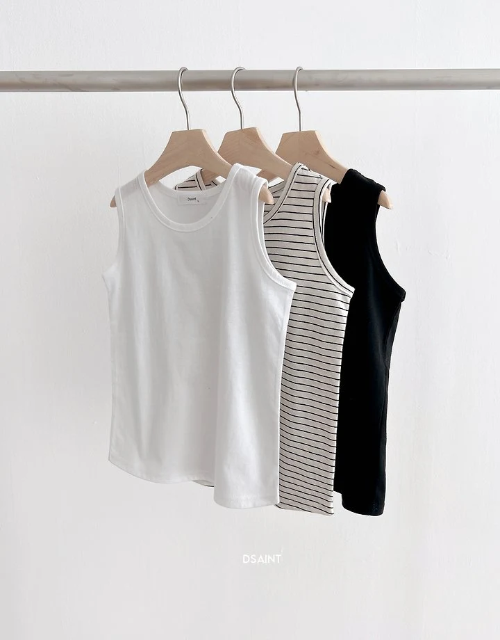 Dsaint - Korean Children Fashion - #littlefashionista - Sleeveless Layered Tee