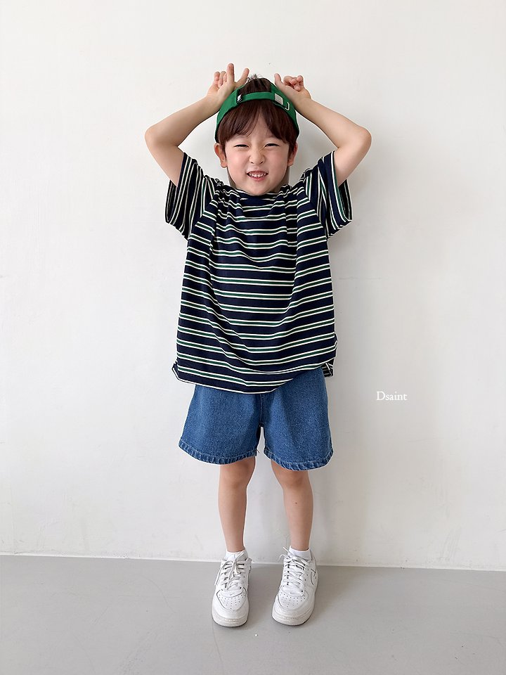 Dsaint - Korean Children Fashion - #littlefashionista - Emotional Stripe Tee - 11