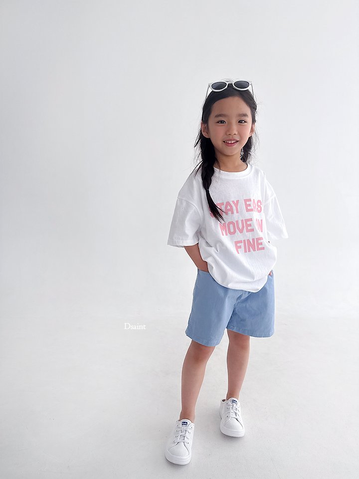 Dsaint - Korean Children Fashion - #littlefashionista - Stay Easy Tee - 11