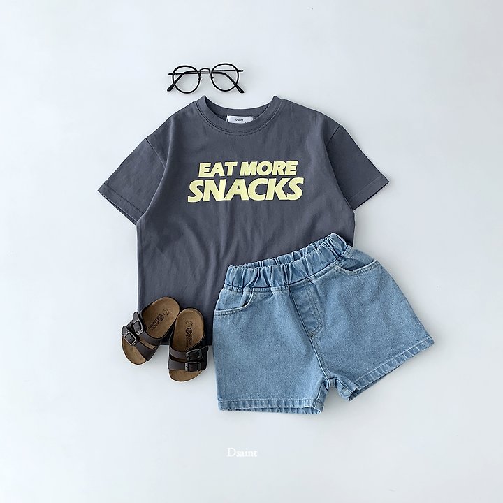 Dsaint - Korean Children Fashion - #littlefashionista - More Snacks Tee - 6