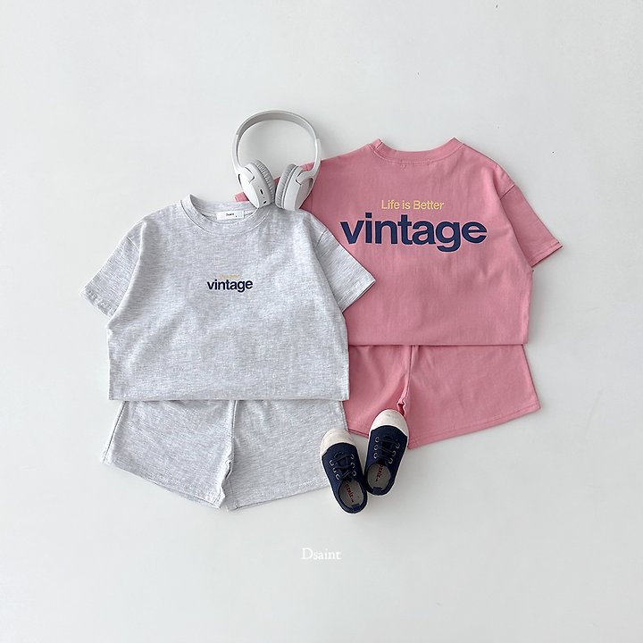 Dsaint - Korean Children Fashion - #littlefashionista - Vintage Set - 3