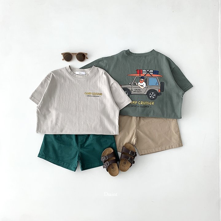 Dsaint - Korean Children Fashion - #magicofchildhood - Cruiser Camp Tee - 3