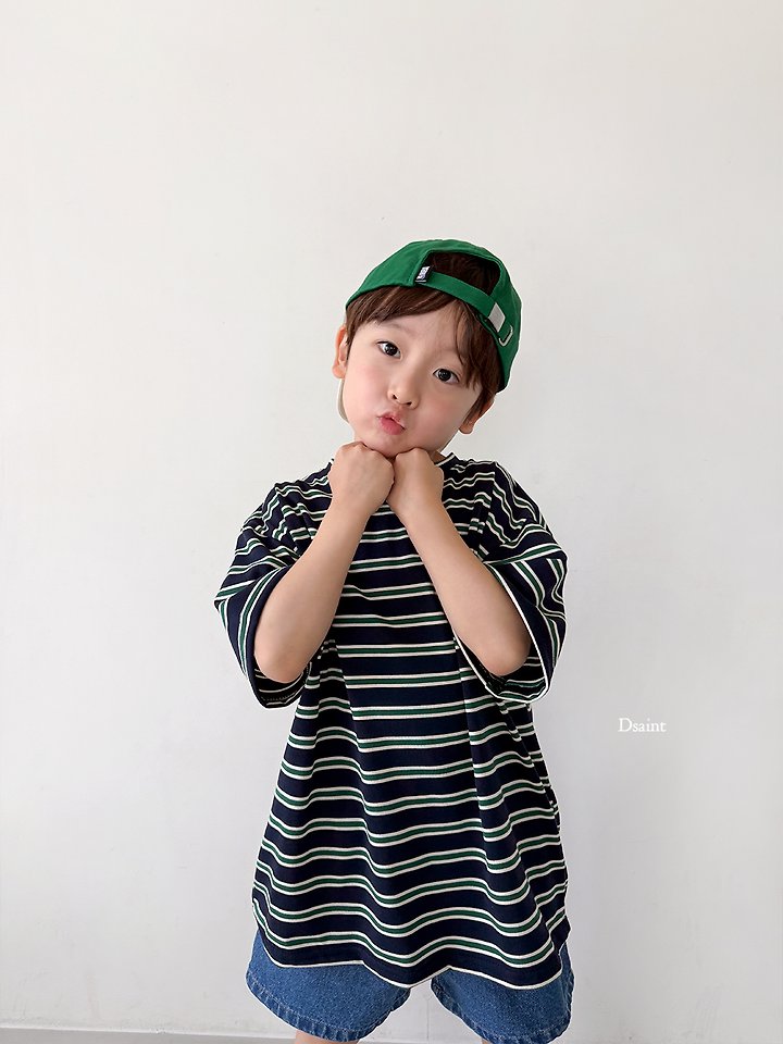 Dsaint - Korean Children Fashion - #magicofchildhood - Emotional Stripe Tee - 12