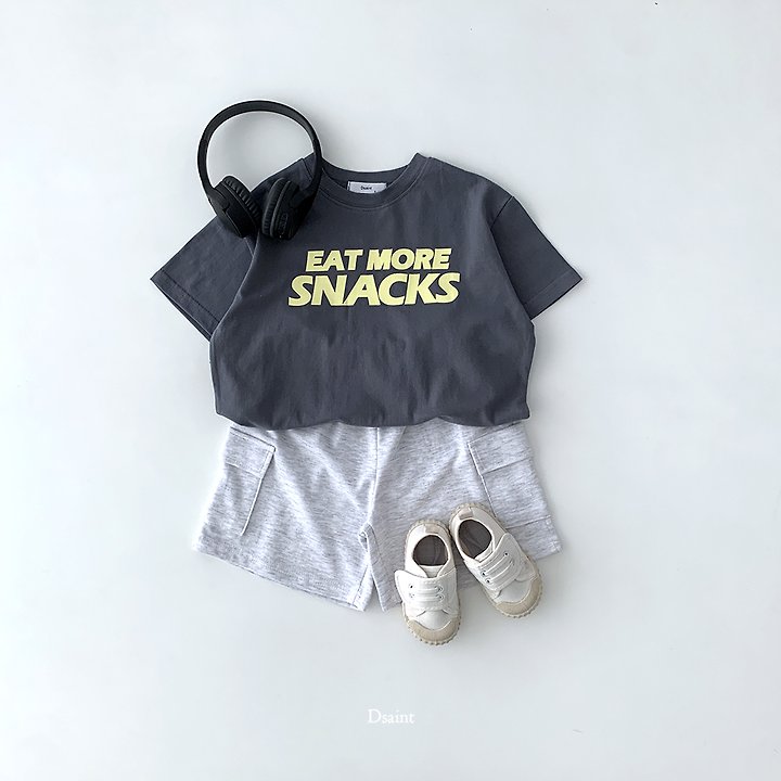 Dsaint - Korean Children Fashion - #magicofchildhood - More Snacks Tee - 7
