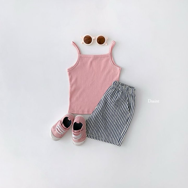 Dsaint - Korean Children Fashion - #magicofchildhood - Pretty Warning Rib Sleeveless Top - 10