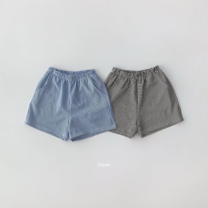 Dsaint - Korean Children Fashion - #littlefashionista - Cookie Stripe Shorts - 4