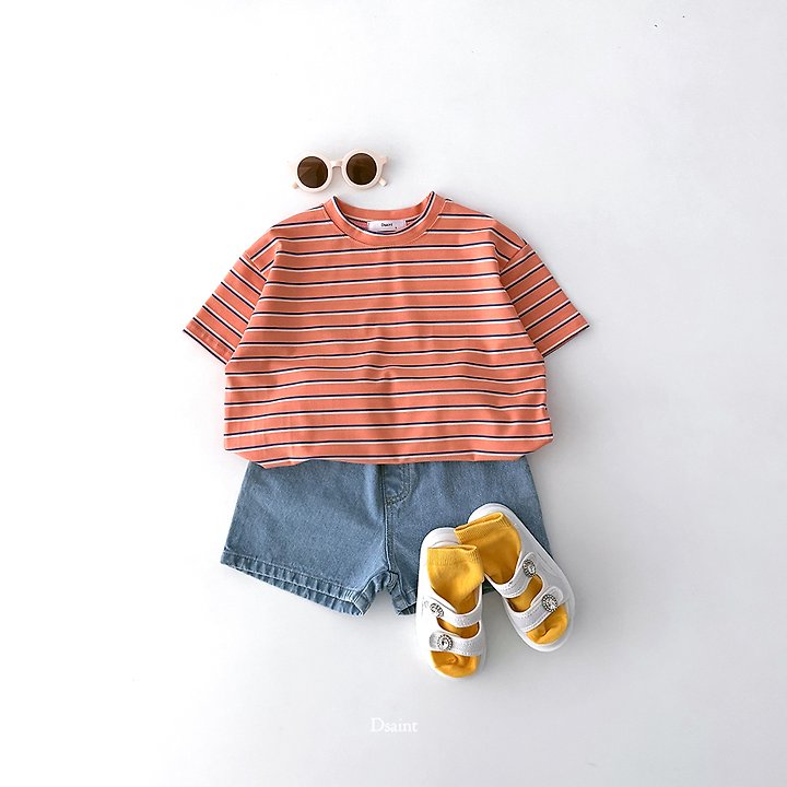 Dsaint - Korean Children Fashion - #minifashionista - Toms Stripe Tee - 6