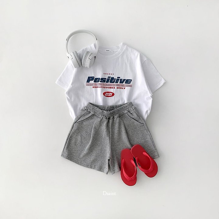 Dsaint - Korean Children Fashion - #minifashionista - Positive Tee - 10