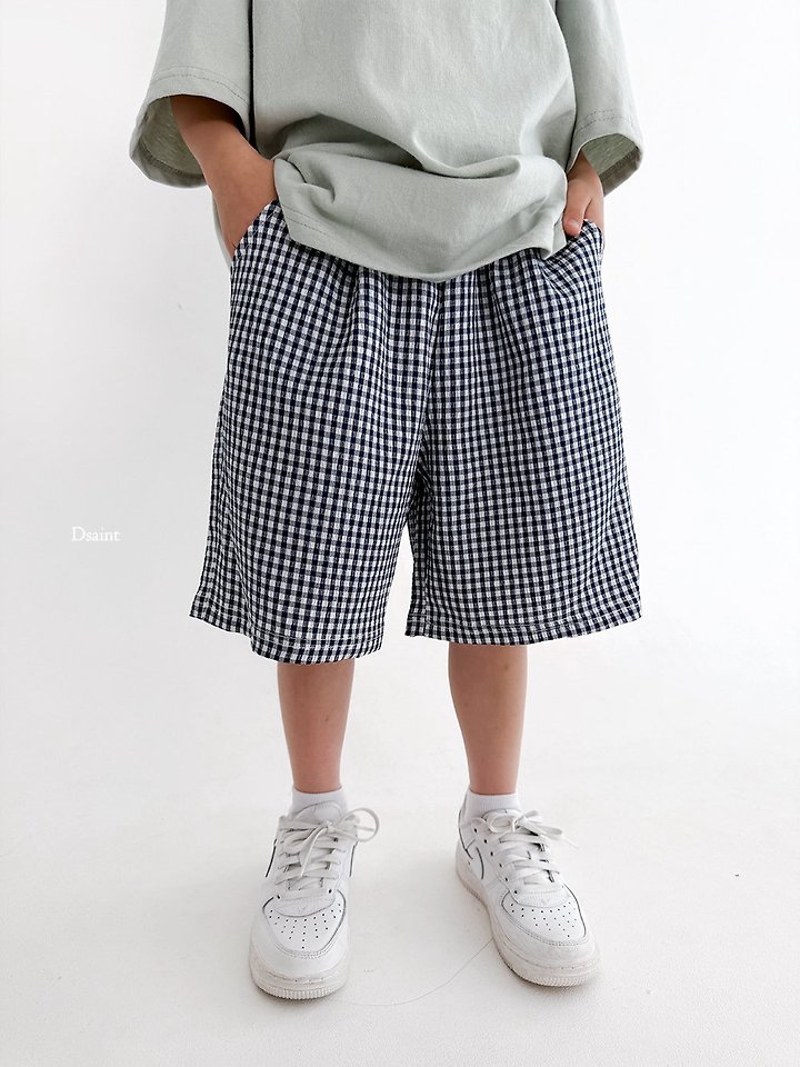 Dsaint - Korean Children Fashion - #minifashionista - Yum Yum Check Shorts - 12