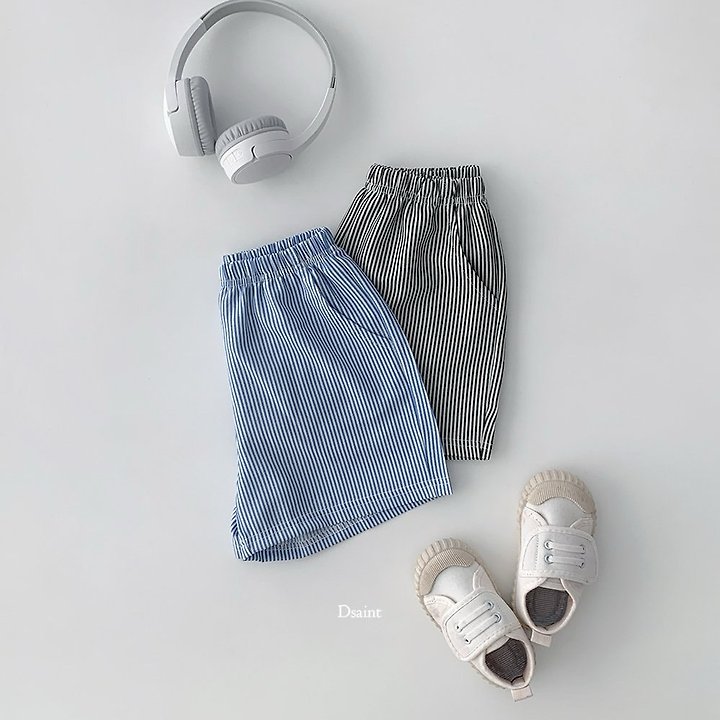 Dsaint - Korean Children Fashion - #minifashionista - Cookie Stripe Shorts - 5